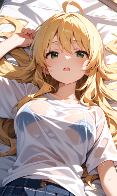 暑くて寝苦しい星井 美希