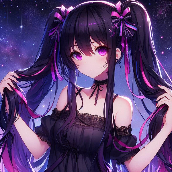 手ツインテな、黒髪ツインテール少女★その1(23枚)