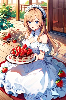 イチゴケーキ