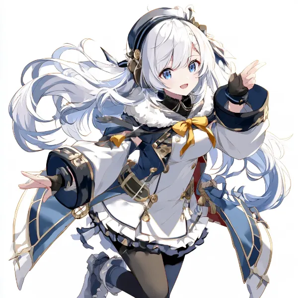 白銀の風を纏う少女の指先