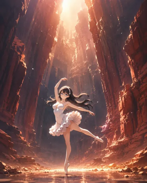 Ballet in valley