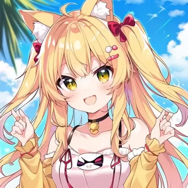 浜辺のネコミミ