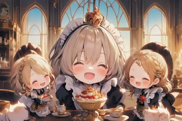 本日の主役なメイドちゃん