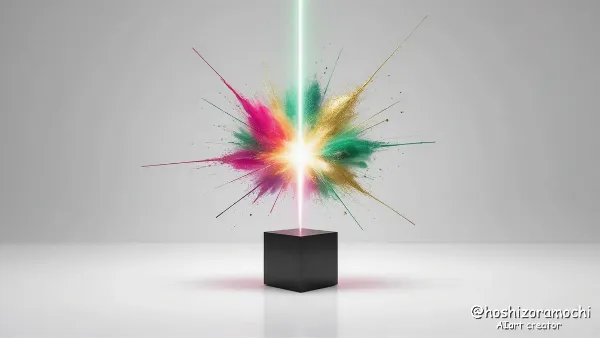 静寂の中の、創造の爆発💥🎨