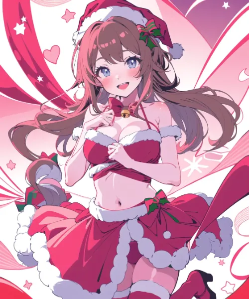 聖夜の贈り物 サンタガールの微笑み