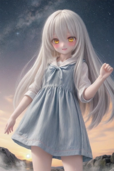 【お風呂上がりのメイド少女】