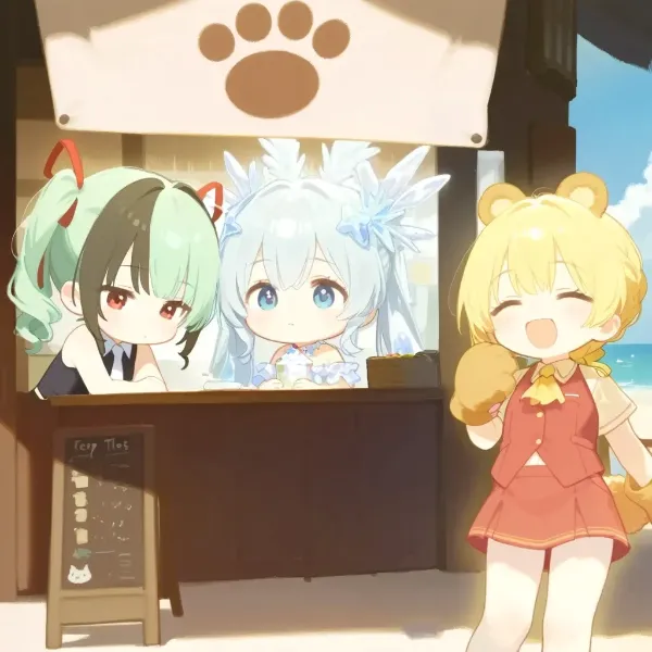 🧸島の受付嬢コラボの巻き📝🏝