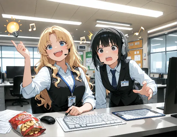 黒髪＆ブロンド・カスタマーサポート