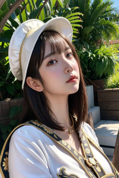 横から美女