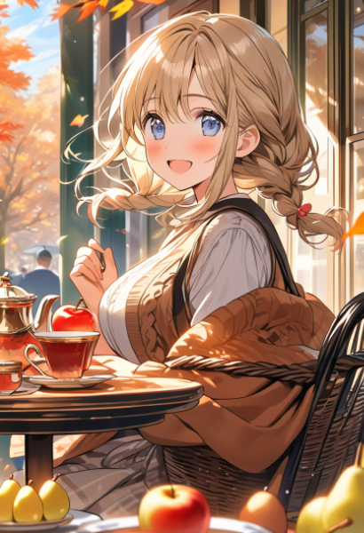 Enjoy your tea time with the flavors of autumn