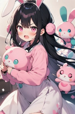 ちょっと！私のぬいぐるみ勝手に触らないでよ！！