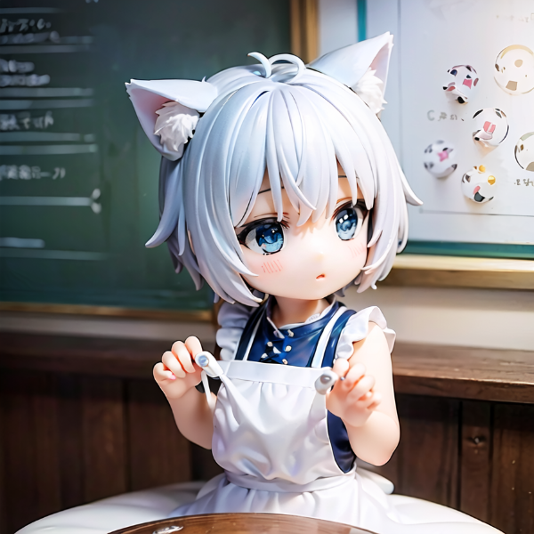 猫耳フィギュア（３＋４枚）