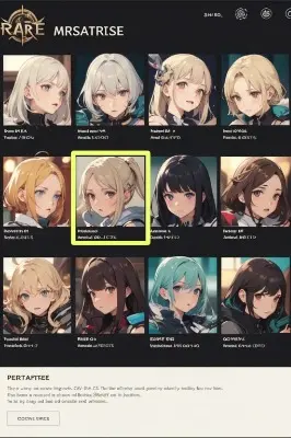 キャラクター選択画面