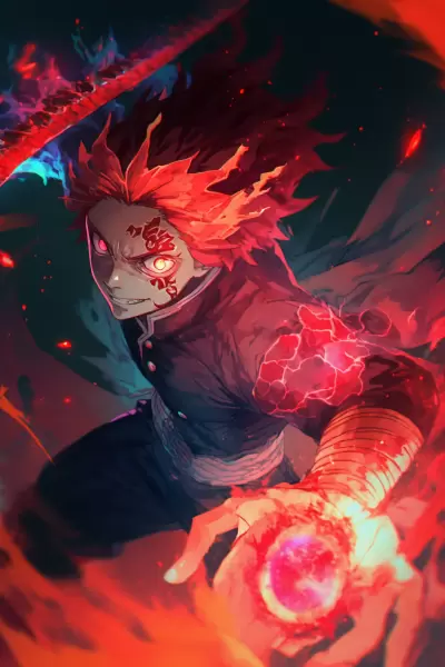 🔥炎属性長髪お兄さん