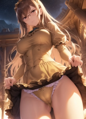 嫌な顔してパンツを見せてくる娘達～お城編③～