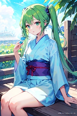 浴衣ミク