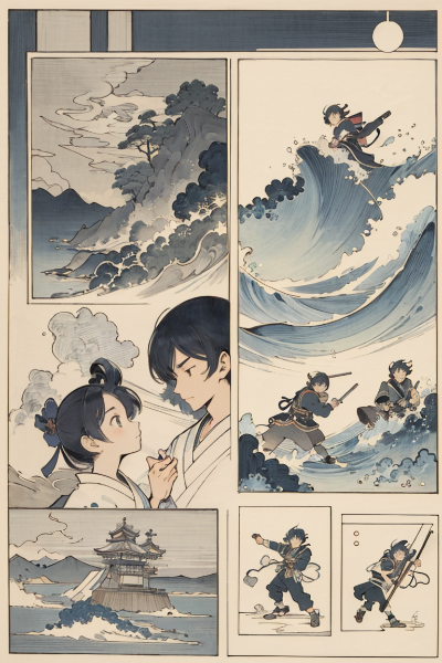 浮世絵風漫画 その2