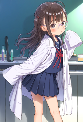 化学大好き女の子と