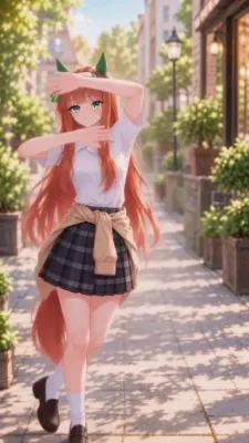パラパラ踊るスズカ