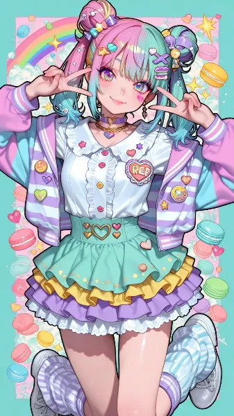 原宿系ギャル(デコラファッション)