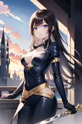 騎士コス姉ちゃん。