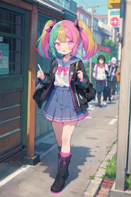 ブーツの女の子