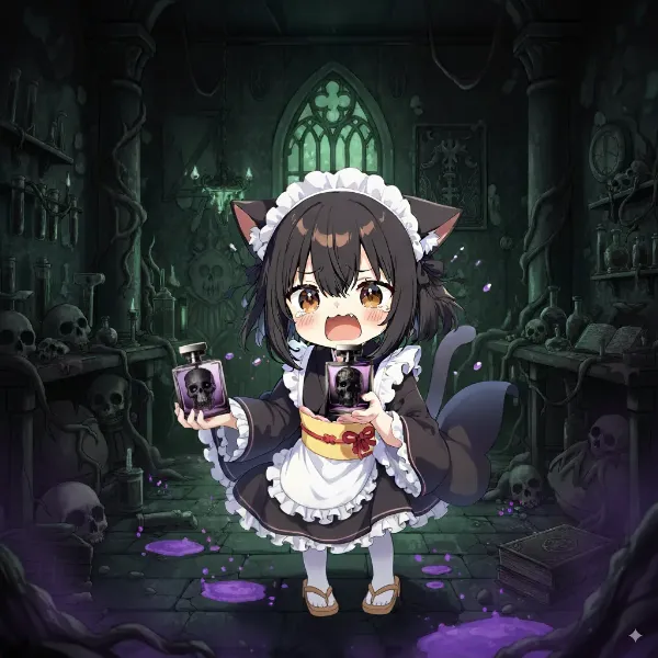 この香水見た目がキケンニャ～(TOT)