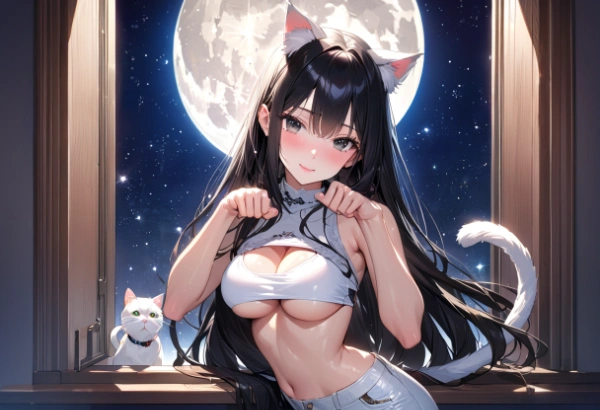 注文のお題『白猫』コス