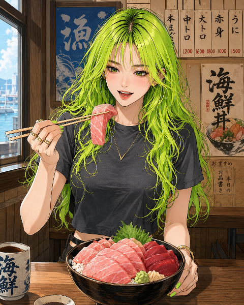 ランチ/マグロ丼（ライムちゃん）