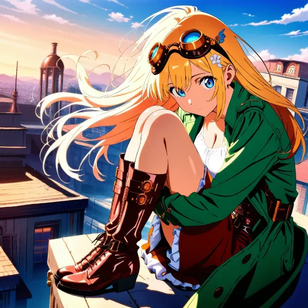 夕暮れの街並み