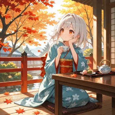 「今のうちにこの朱色の景色を堪能しないとね♪」