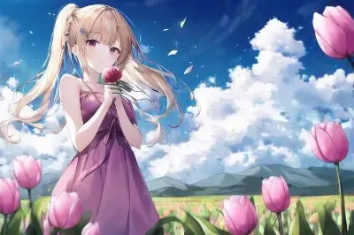 チューリップ畑