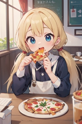 ピザは美味しい