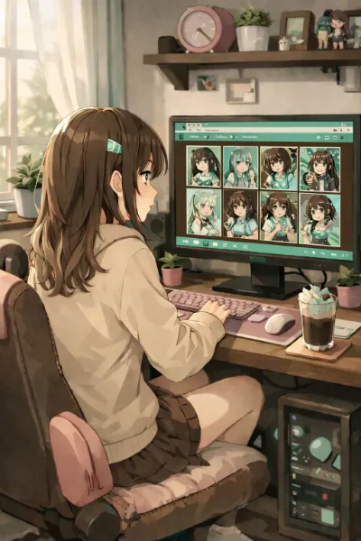 画像投稿サイトもチョコミント仕様に