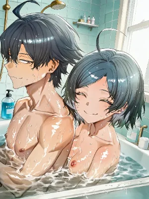 八幡お兄ちゃんと一緒にお風呂～🛁