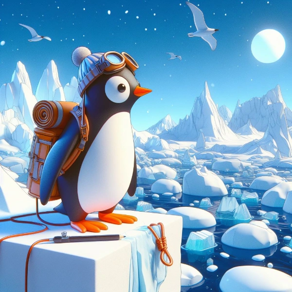 結局、南極を大冒険するペンギン