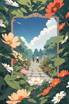 秋の庭