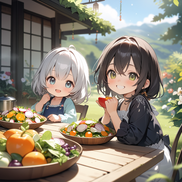 サラダパーティー☆