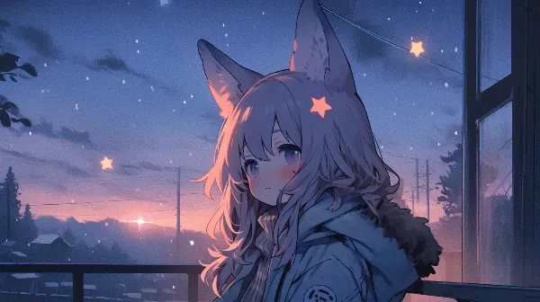 星降る夜のキツネ少女の秘密