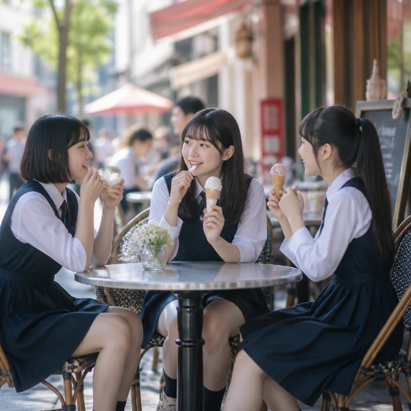 学校帰りのひととき