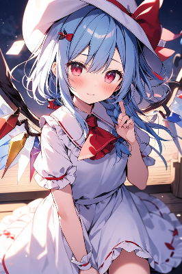 東方projectのイラストをAIに書かせてみた
