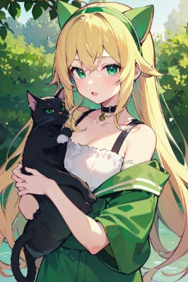 猫と一緒