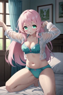 寝起きの女の子