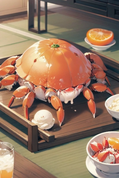 ミカンカニアイス