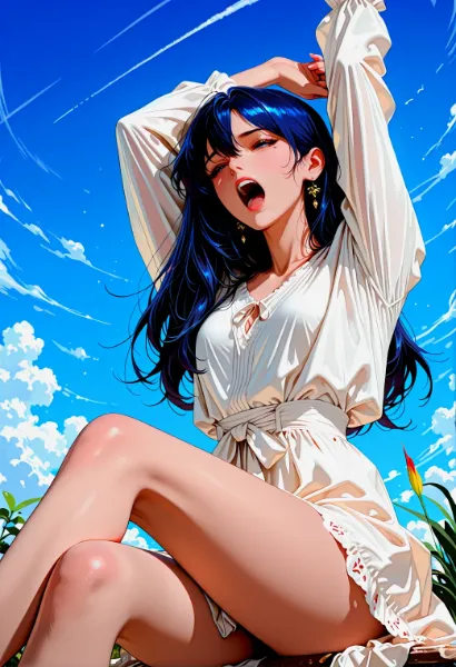 青空のあくび