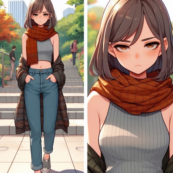 ふーん、これが秋風カジュアル