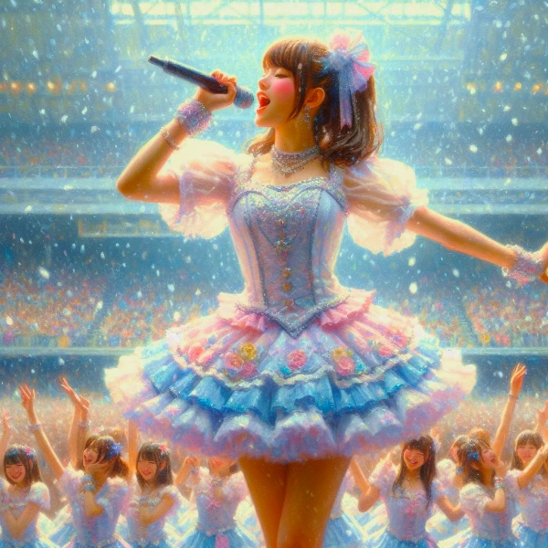 嘘絵画八百景 『歌う偶像』