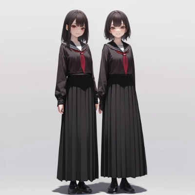 ロングスカート少女 #5