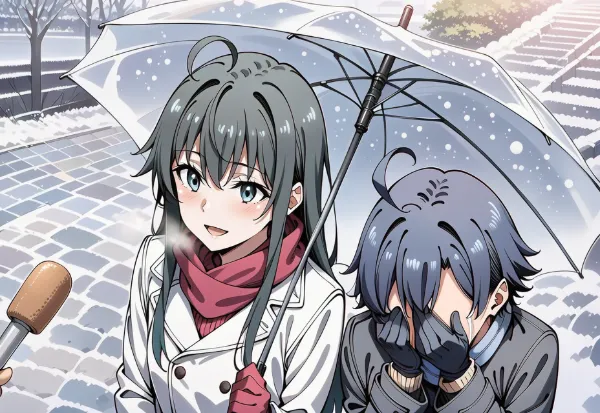 恋人といる時の雪って特別な気分な比企谷と雪乃