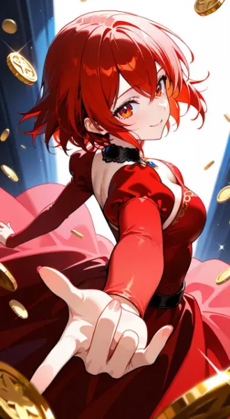 女子高生は黄金の女神に覚醒する………♡  (霧島 紅葉)